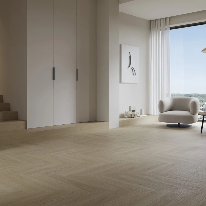 Stejar Flax Herringbone photo1